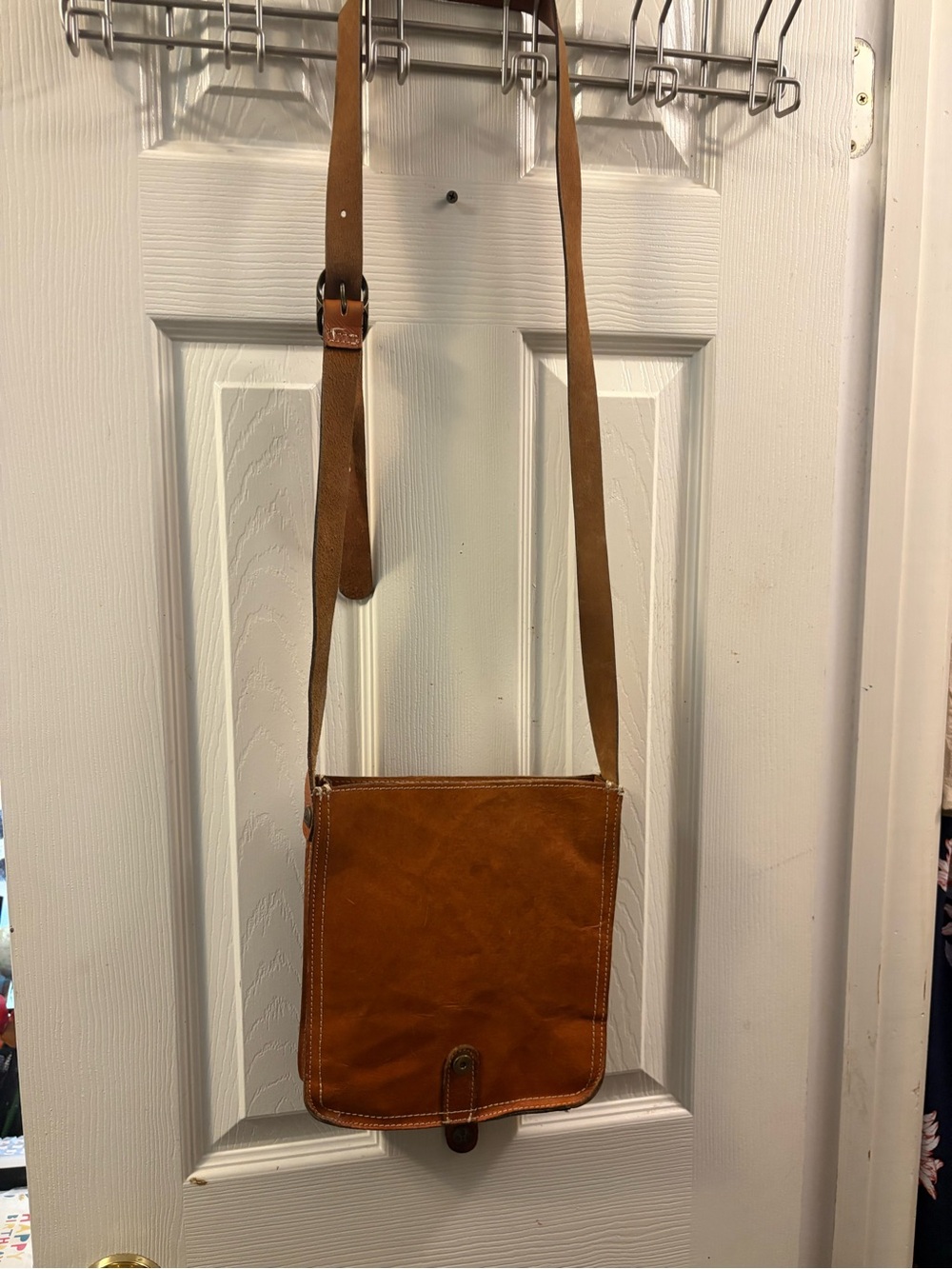 Patricia Nash Tan Leather Crossbody Bag